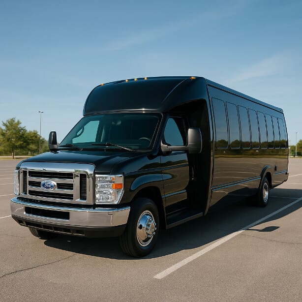San Leandro Coach Bus Service 18 Passenger Minibus