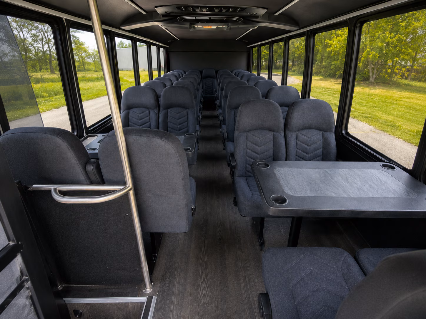 san leandro 15 passenger minibus inside