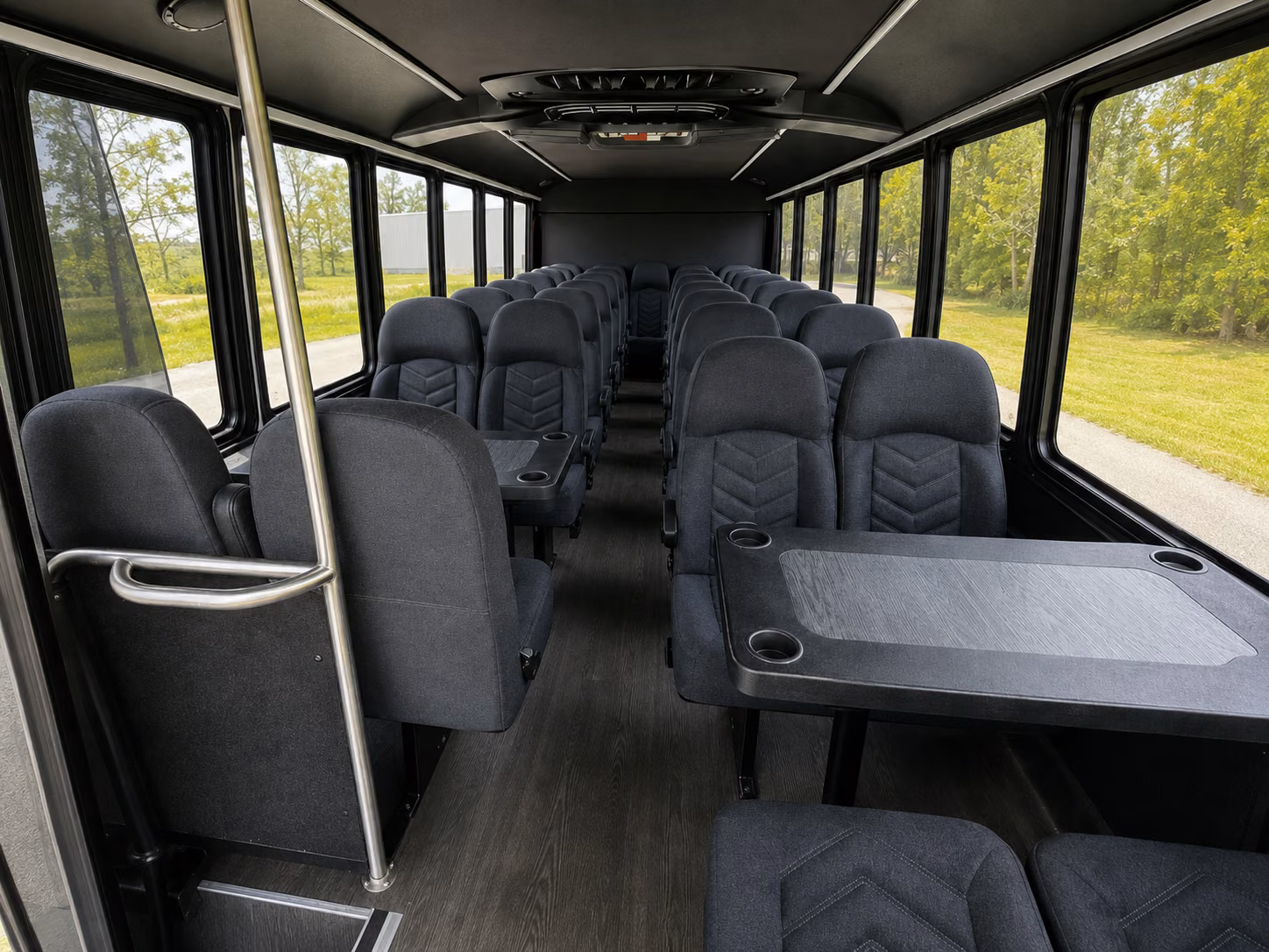 san leandro 15 passenger minibus interior