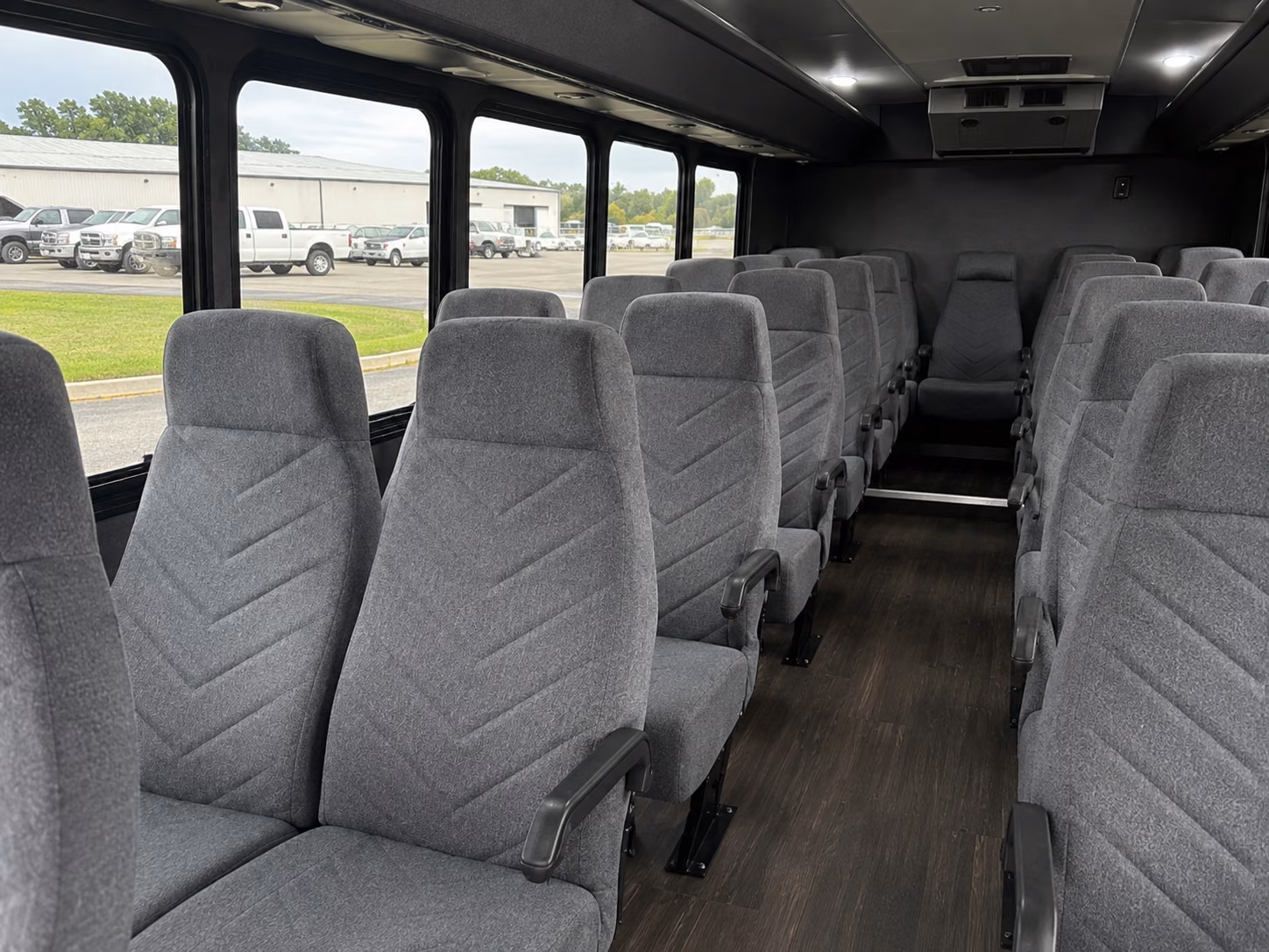 san leandro 18 passenger minibus interior