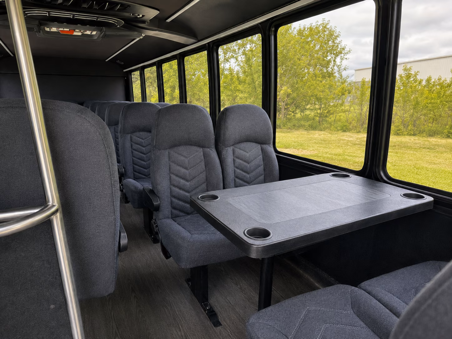 san leandro 20 passenger minibus interior