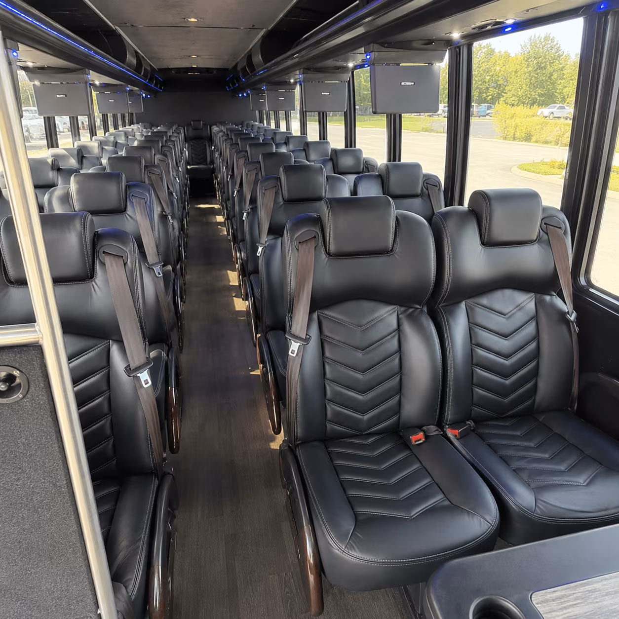 san leandro 25 passenger minibus interior