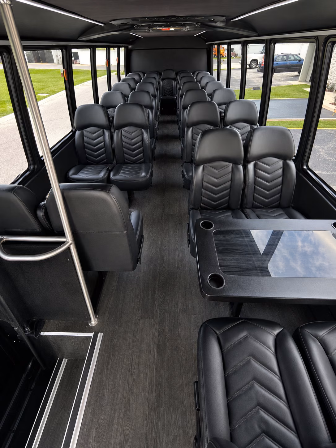 san leandro airport transportation onboard seating