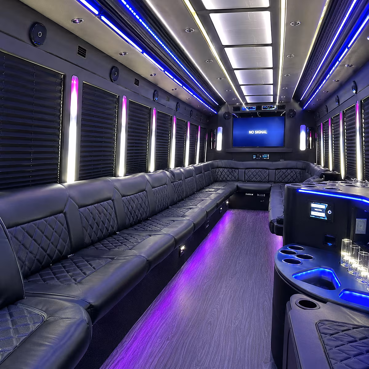 san leandro party bus inside