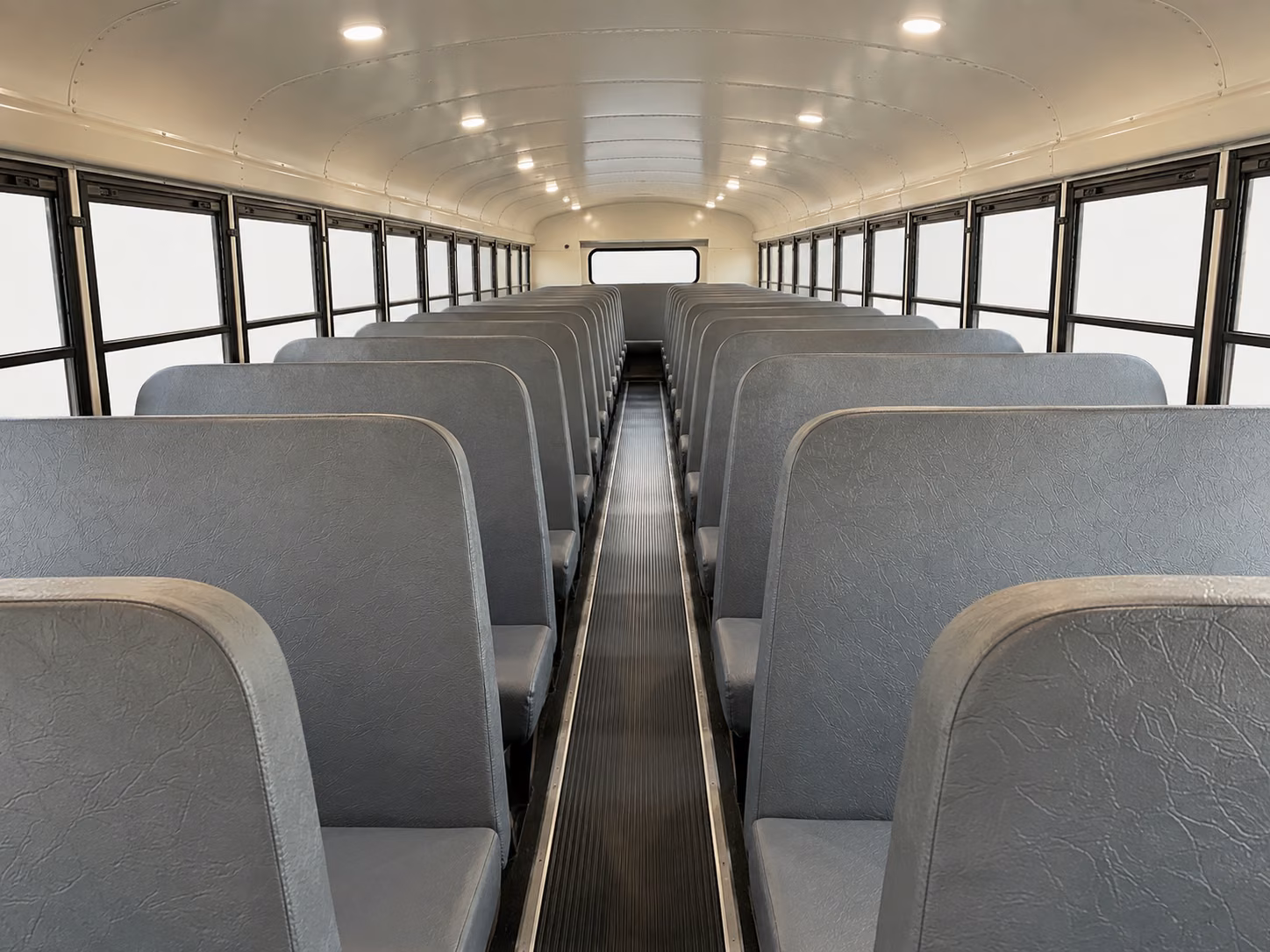san leandro school bus interior