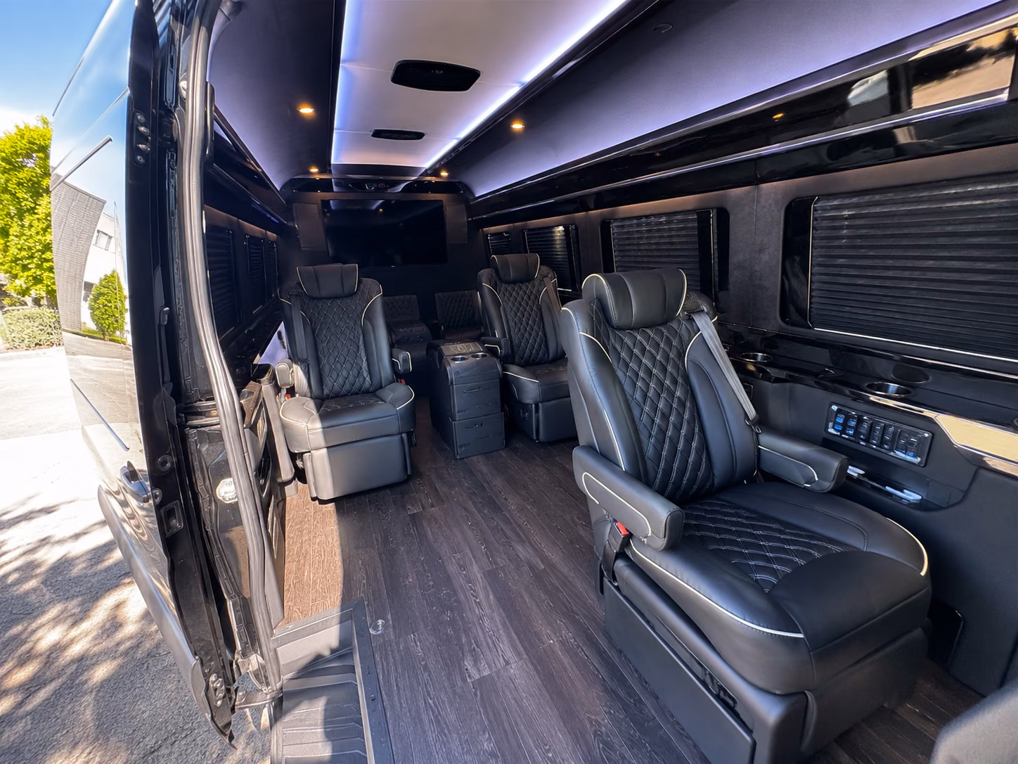 san leandro wedding transportation onboard seating